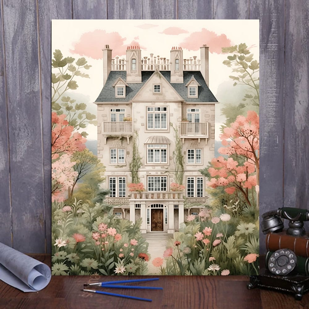"Blossom Manor" by ColourMost™ | Generic #03 | Original Paint by Numbers
