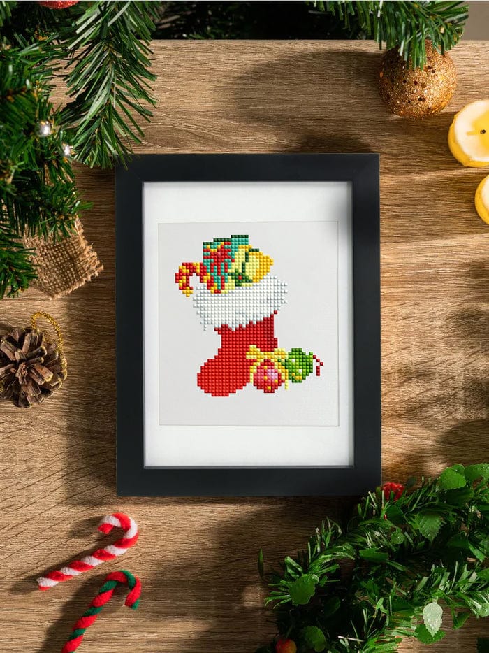 ColourMost™ Mini Diamond Painting Series #09: 'Christmas Cheer 3' - Frameless 12-in-1 Set (6"x7" / 15x18cm)