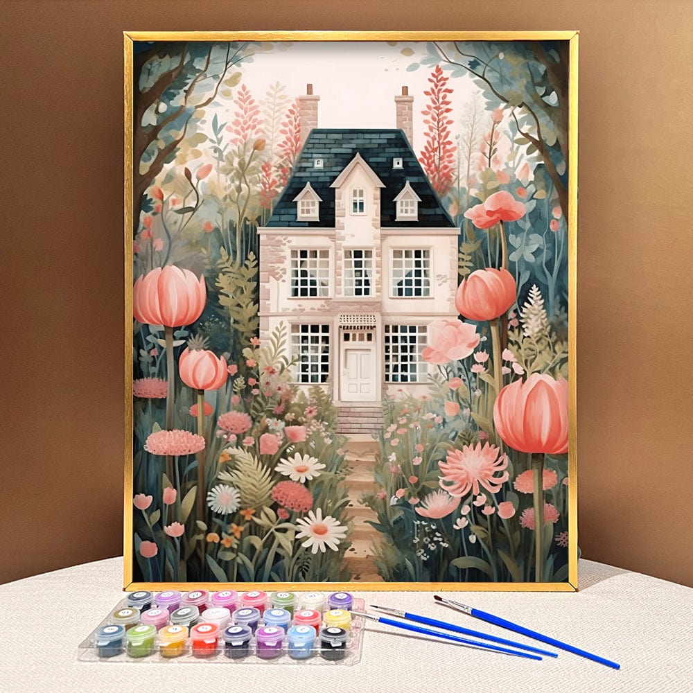 "Blossom Manor" by ColourMost™ | Generic #02 | Original Paint by Numbers