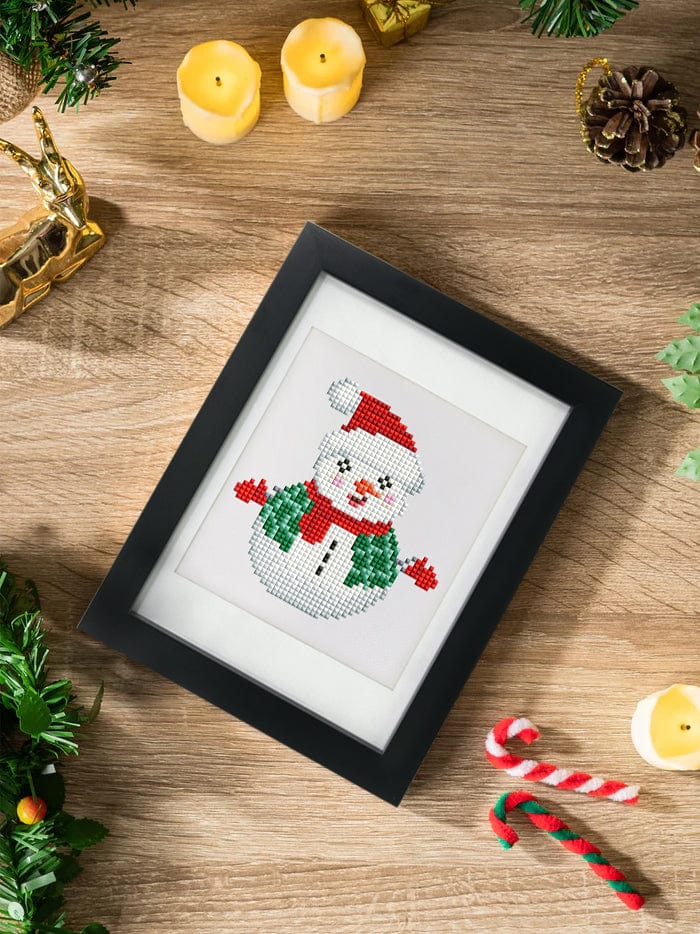 ColourMost™ Mini Diamond Painting Series #09: 'Christmas Cheer 3' - Frameless 12-in-1 Set (6"x7" / 15x18cm)