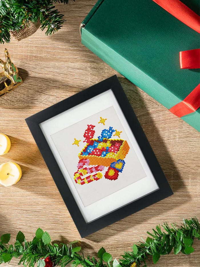 ColourMost™ Mini Diamond Painting Series #09: 'Christmas Cheer 3' - Frameless 12-in-1 Set (6"x7" / 15x18cm)
