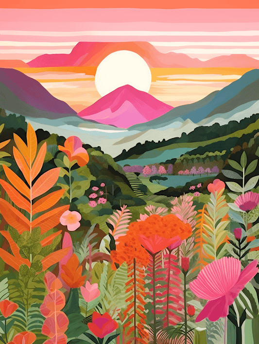 "Colorful Mountains" Series by ColourMost™ #15 | Original Paint by Numbers | Also ship to UK, CA, AU, and NZ