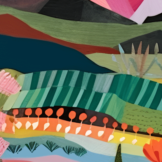 "Colorful Mountains" Series by ColourMost™ #21 | Original Paint by Numbers | Also ship to UK, CA, AU, and NZ