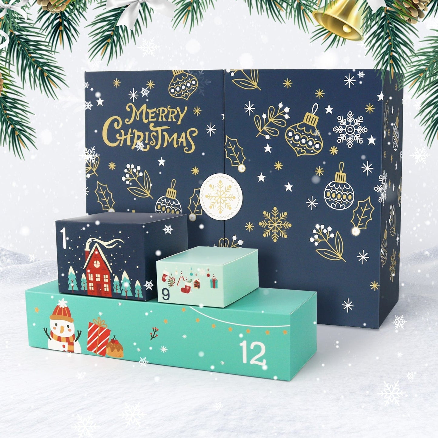 ColourMost™ Christmas Surprise Gift Box 🎄 – Paint by Numbers Edition A