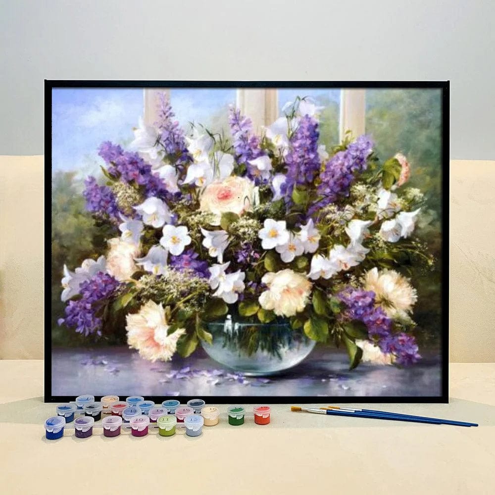 DIY Painting By Numbers - "Lavender Bliss"