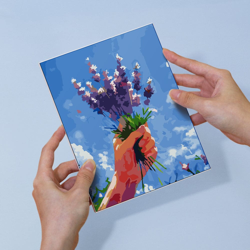 6 Mini Paintings – Flowers to the Sky Set (5.9” x 7.9” / 15 x 20 cm)
