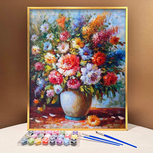 DIY Painting By Numbers -Flowers