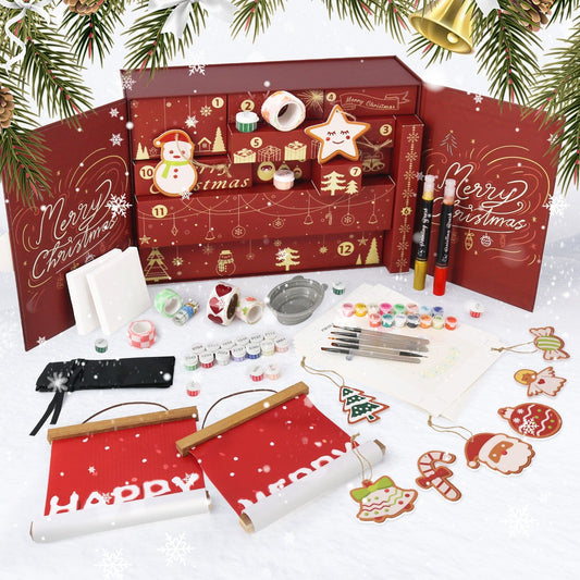 ColourMost™ Christmas Surprise Gift Box 🎄  – Paint by Numbers Edition B