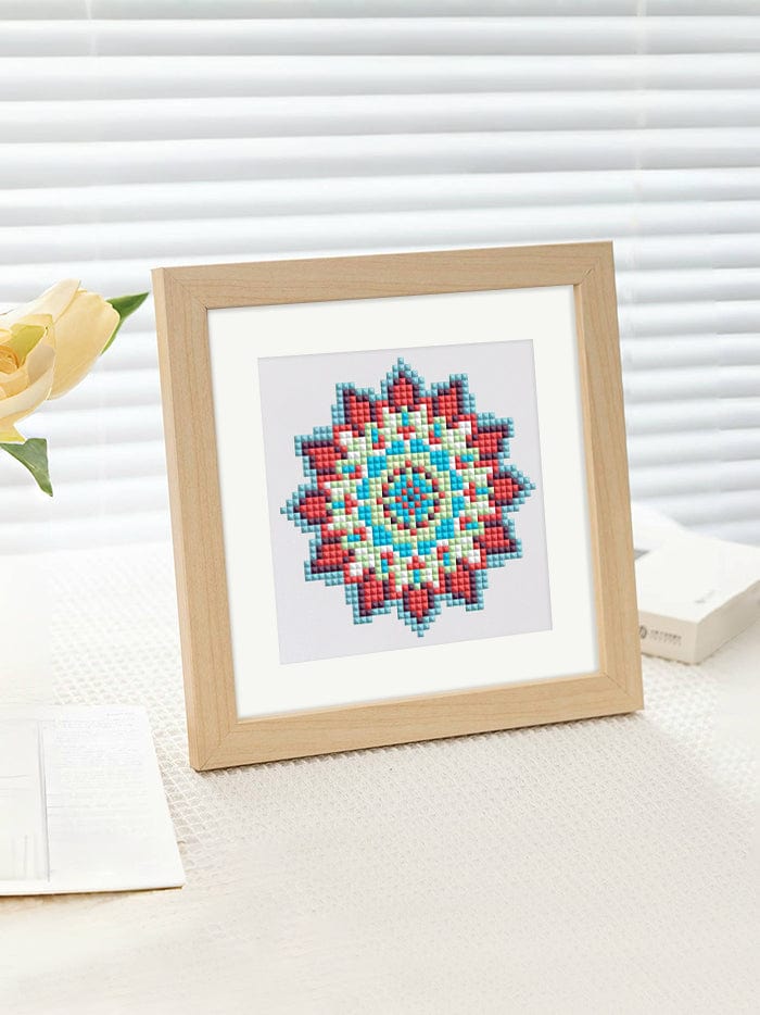 ColourMost™ Mini Diamond Painting Series #14: 'Mandala Magic' - Frameless 12-in-1 Set (6"x7" / 15x18cm)