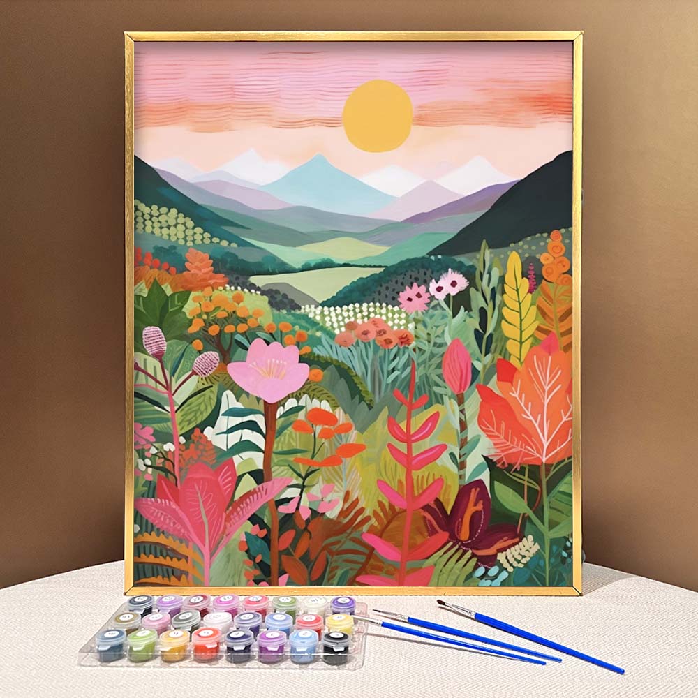 "Colorful Mountains" Series by ColourMost™ #07 | Original Paint by Numbers | Also ship to UK, CA, AU, and NZ