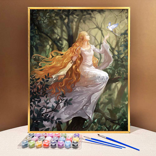 ColourMost™ DIY Painting By Numbers -Elf girl (16"x20")