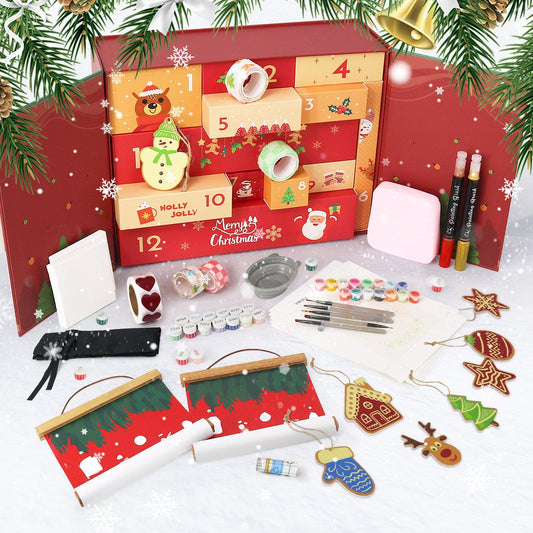 ColourMost™ Christmas Surprise Gift Box 🎄  – Paint by Numbers Edition D