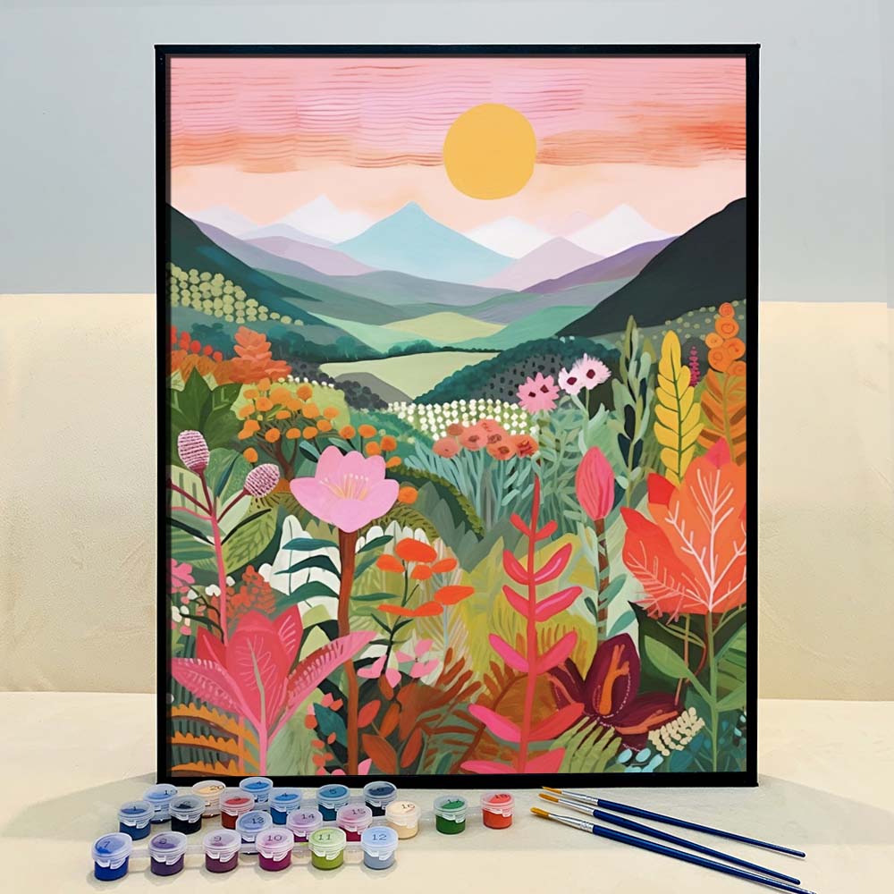 "Colorful Mountains" Series by ColourMost™ #07 | Original Paint by Numbers | Also ship to UK, CA, AU, and NZ