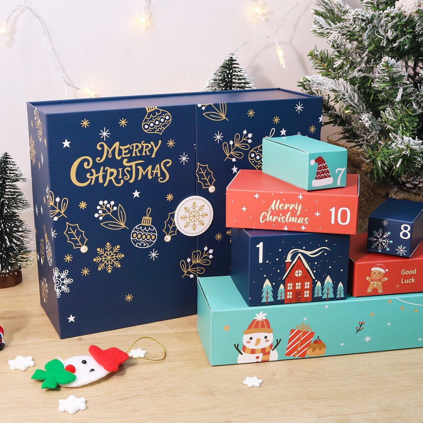 ColourMost™ Christmas Surprise Gift Box 🎄 – Paint by Numbers Edition A