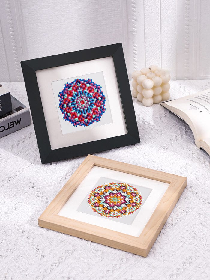 ColourMost™ Mini Diamond Painting Series #14: 'Mandala Magic' - Frameless 12-in-1 Set (6"x7" / 15x18cm)
