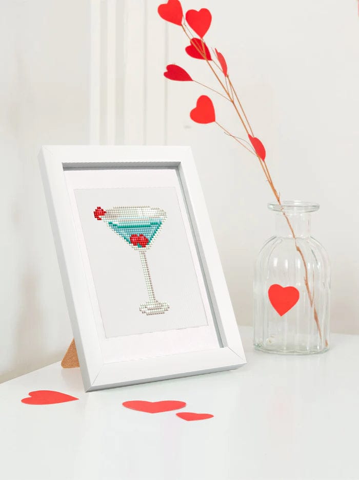 ColourMost™ Mini Diamond Painting Series #01: 'Summer Drinks' - Frameless 12-in-1 Set (6"x7" / 15x18cm)