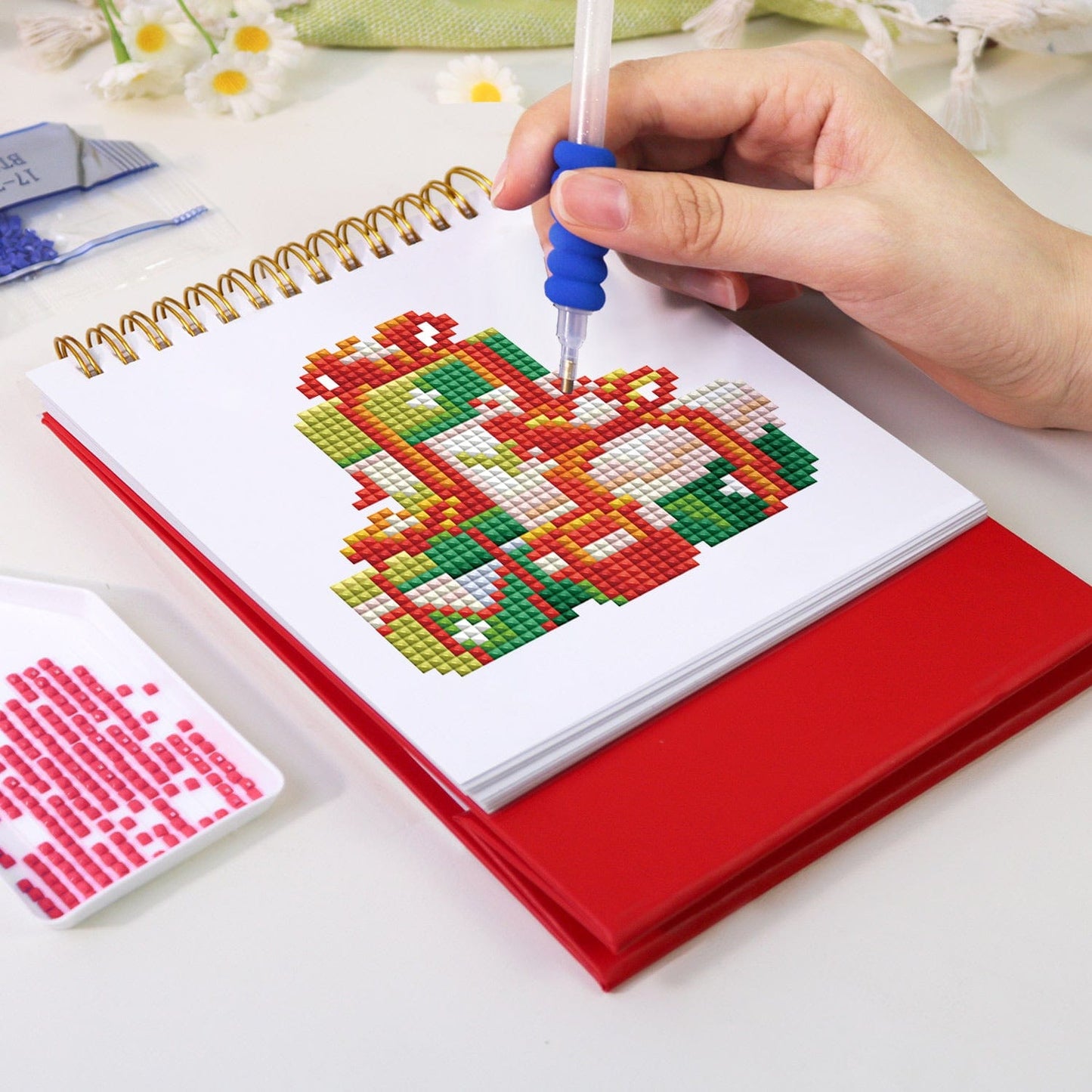 ColourMost™ 2026 Desk Calendar Series – Christmas /Diamond Painting(17cm x 15cm)
