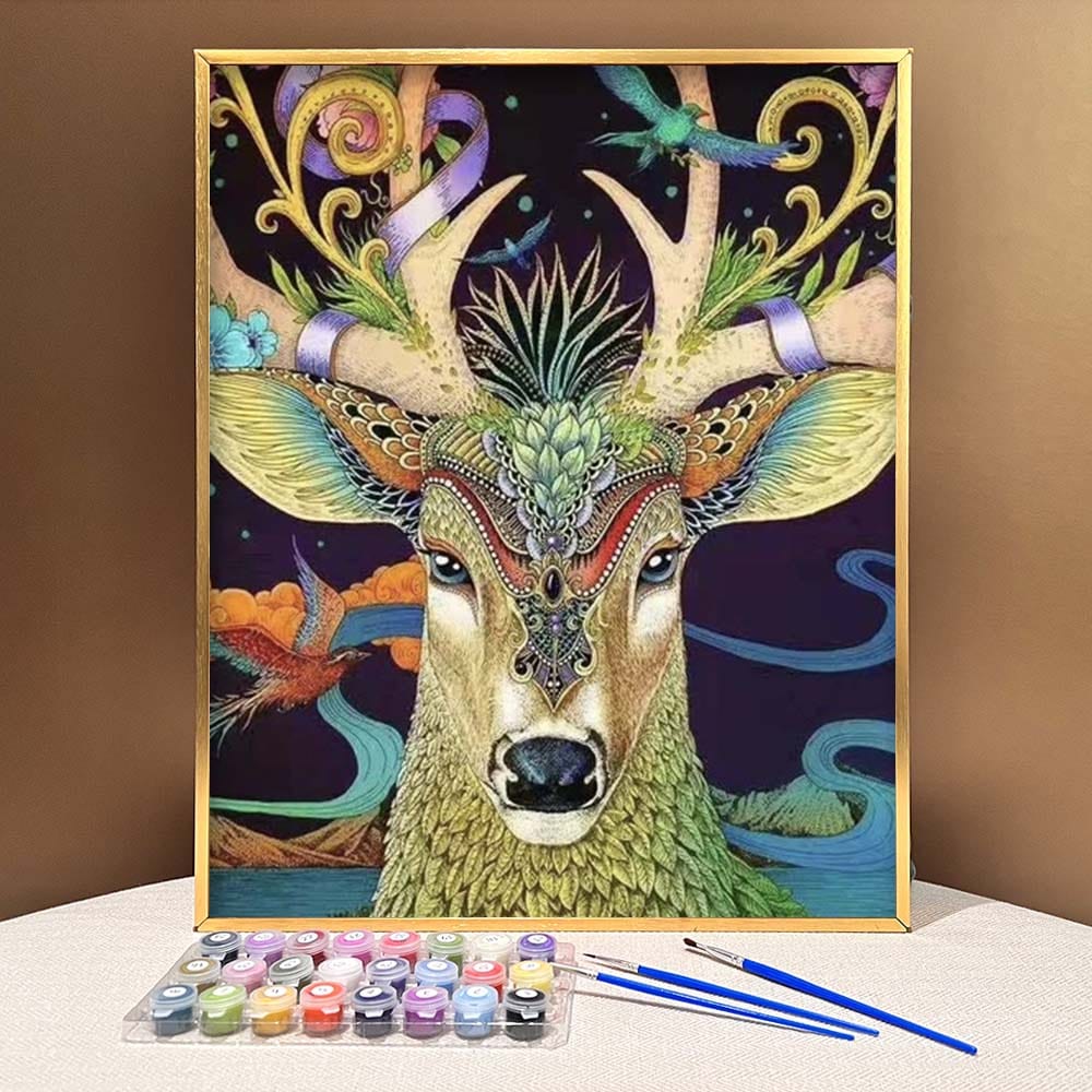 ColourMost™ DIY Painting By Numbers -Deer head (16"x20")