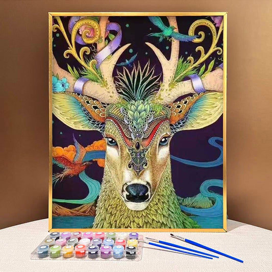 ColourMost™ DIY Painting By Numbers -Deer head (16"x20")