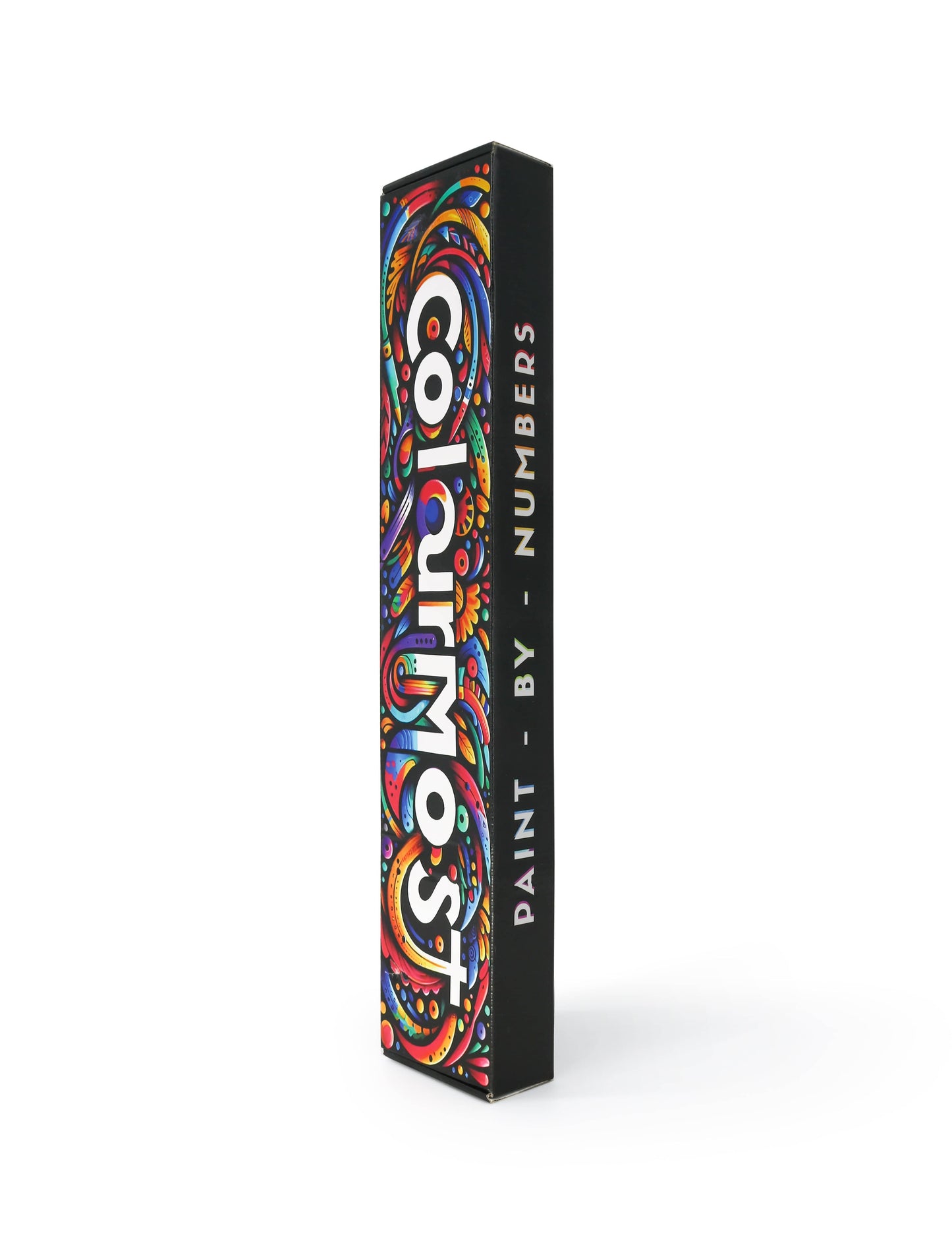 'Cat's Rose Haven' by ColourMost™ | Original Paint by Numbers (16"x16" / 40x40cm)