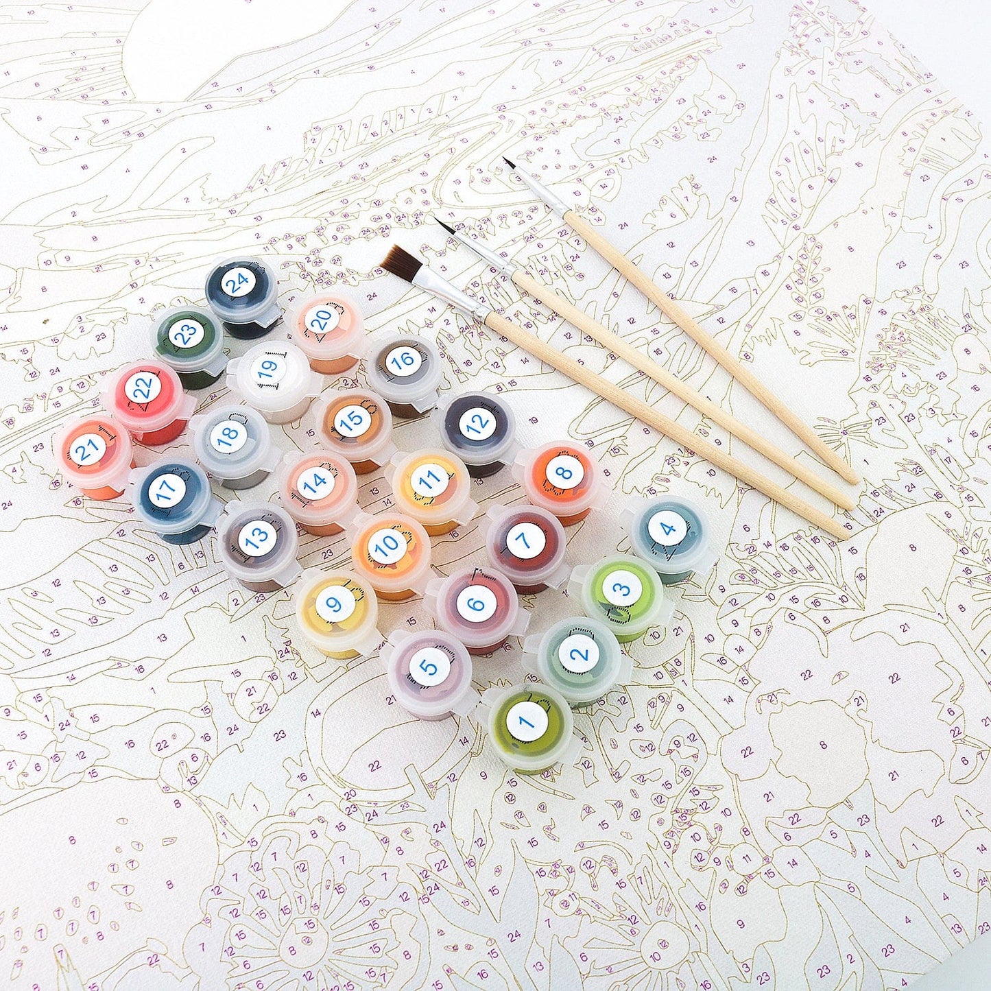 Sweet Scoops Series – Paint by Numbers Kits for Adults | DIY Art for Dessert Lovers