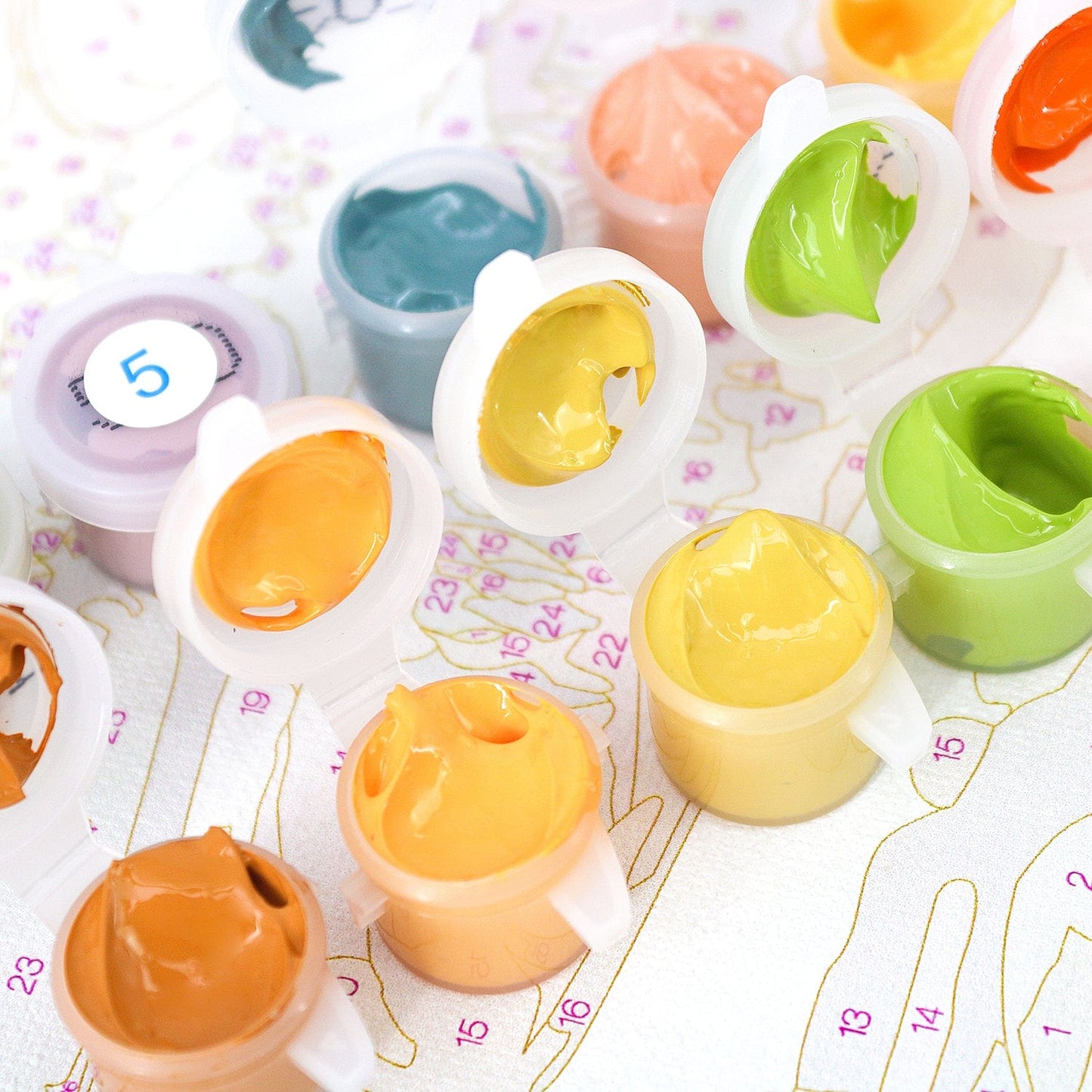 Sweet Scoops Series – Paint by Numbers Kits for Adults | DIY Art for Dessert Lovers