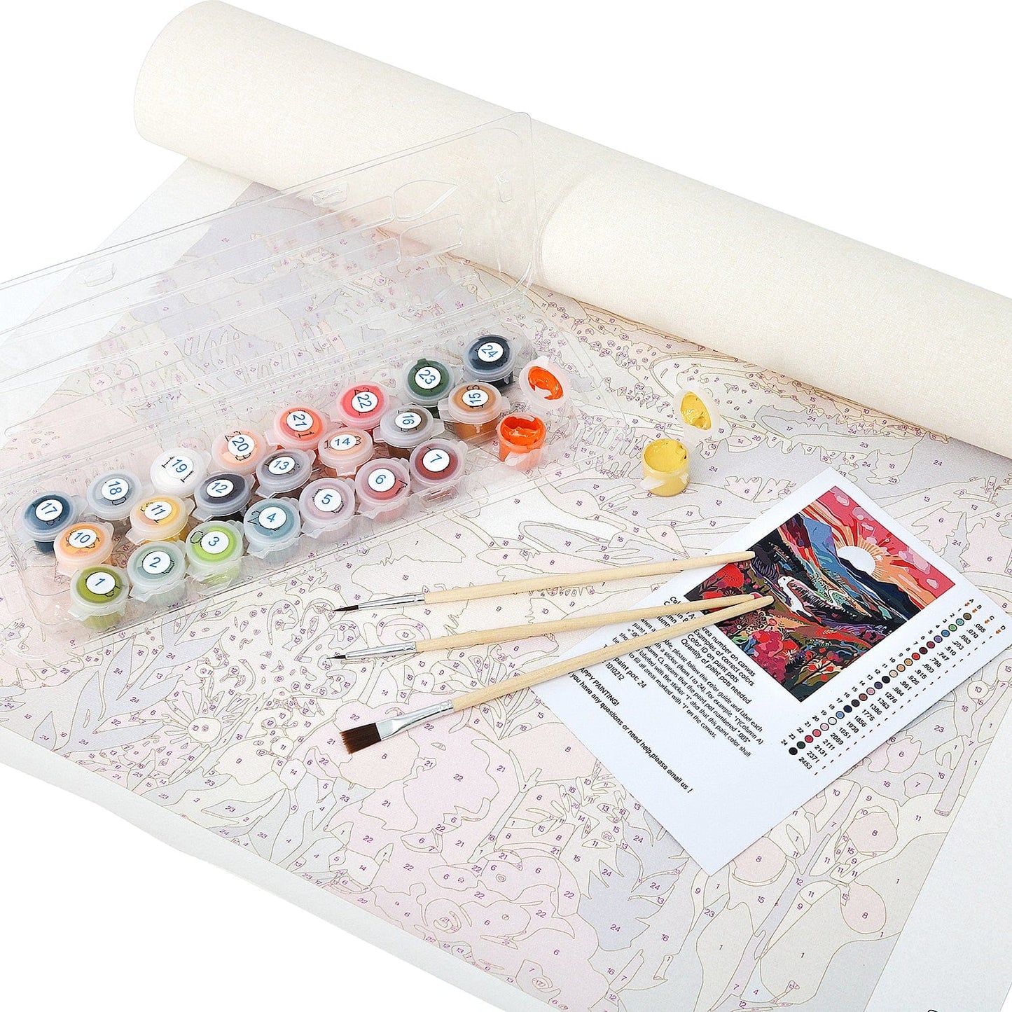 Sweet Scoops Series – Paint by Numbers Kits for Adults | DIY Art for Dessert Lovers