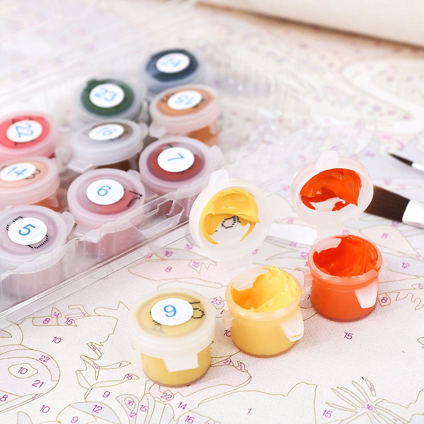 Sweet Scoops Series – Paint by Numbers Kits for Adults | DIY Art for Dessert Lovers