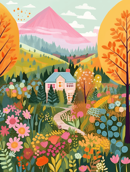"Wilderness Retreat" Series by ColourMost™ #01 | Original Paint by Numbers