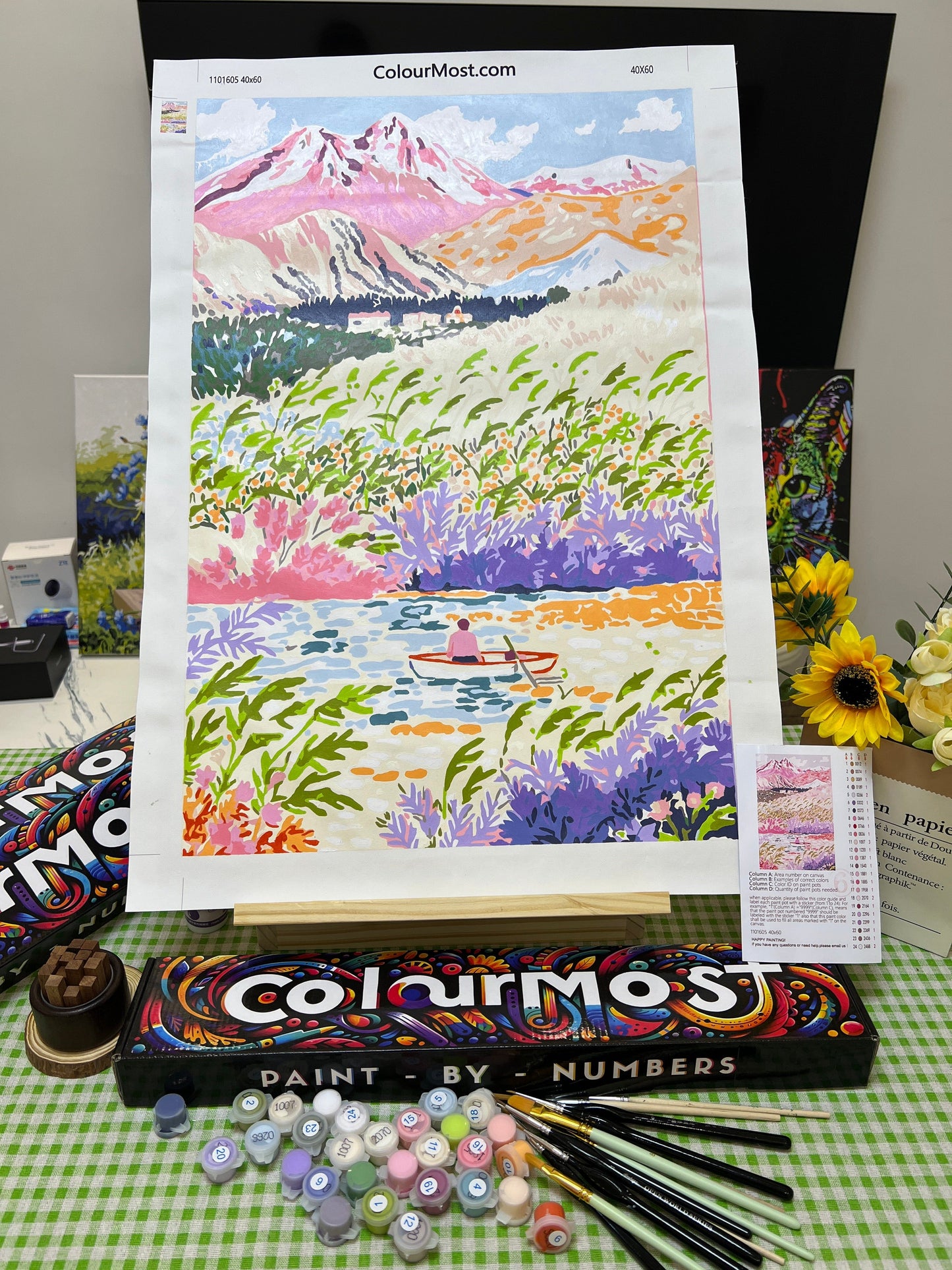 Still Waters – Paint by Numbers Kit for Adults | Calm, Nature-Inspired DIY Art