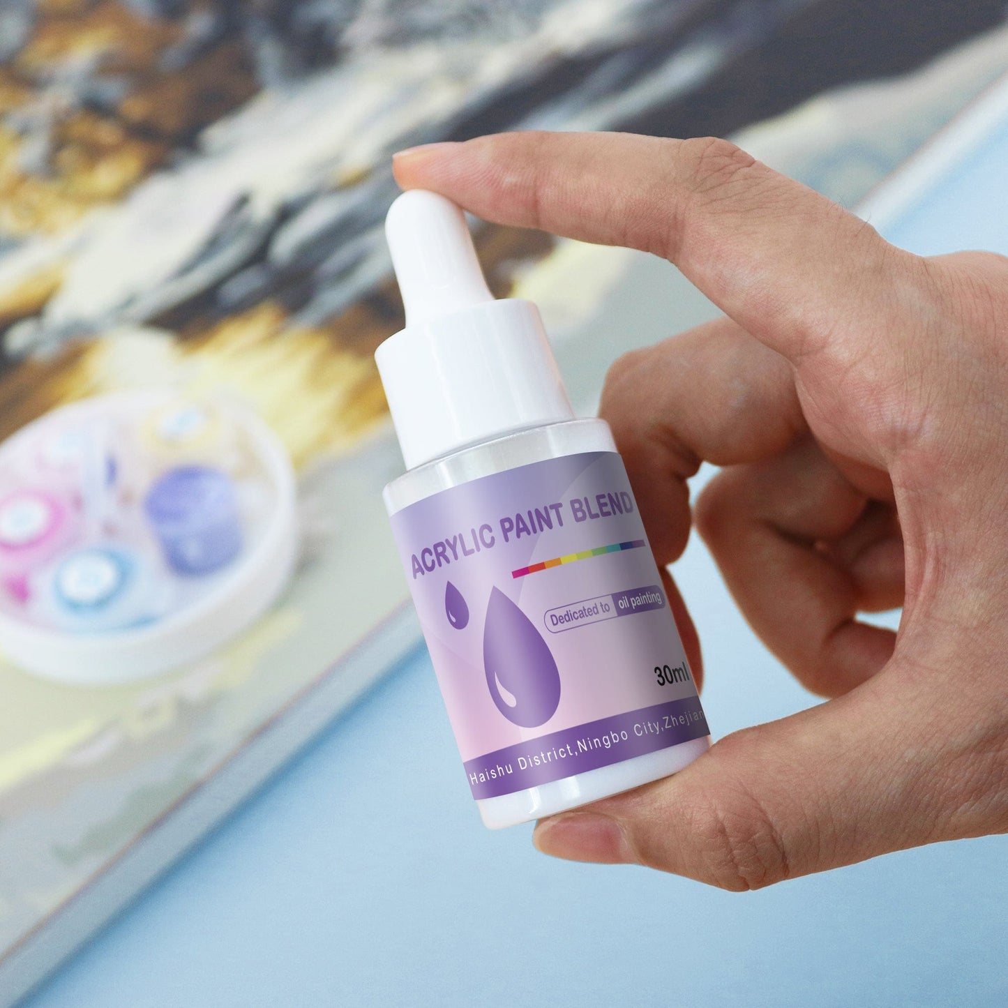 Acrylic Paint Thinner (30ml) & Gloss Varnish Set (35ml)
