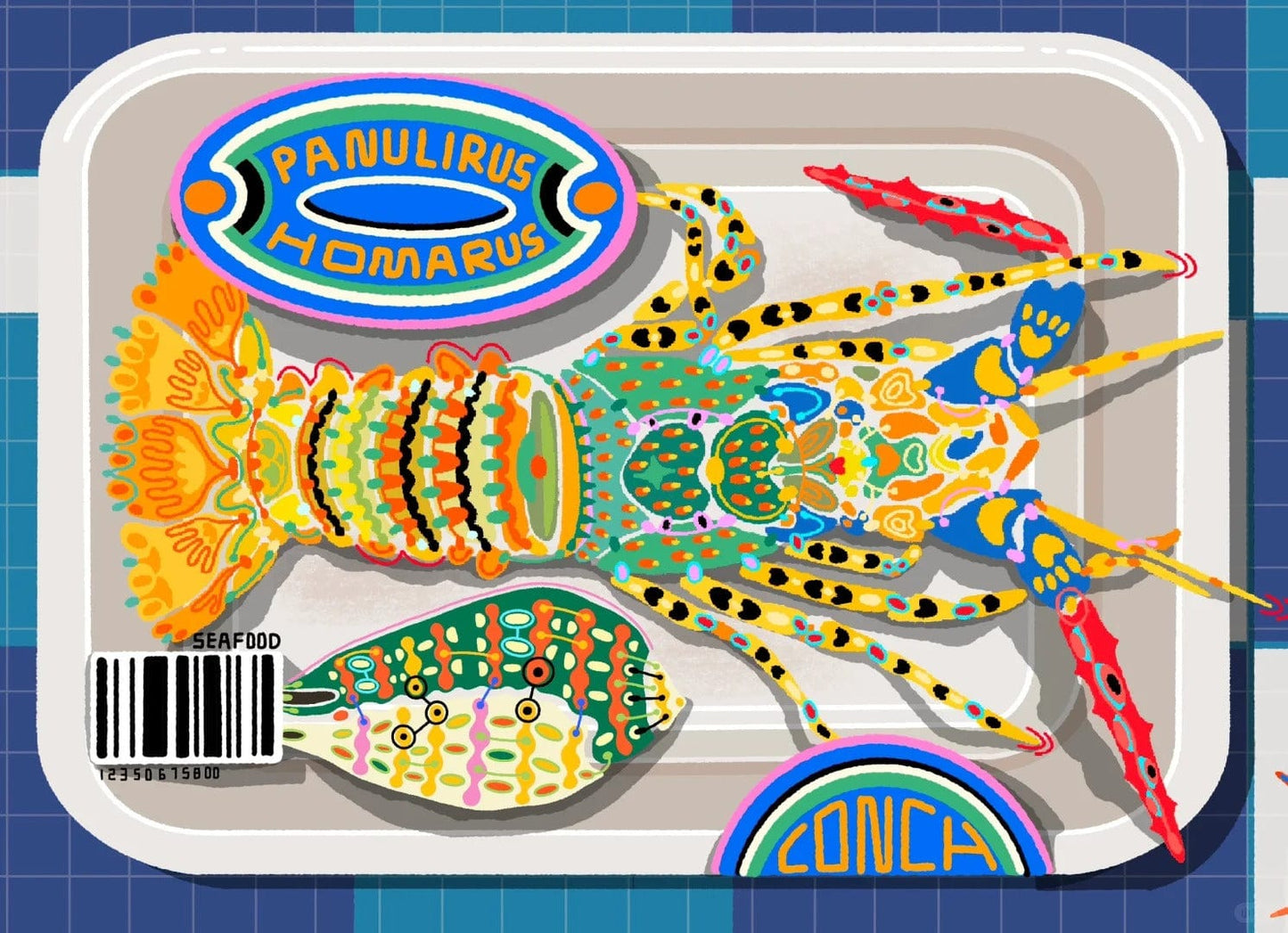 Pop Lobster – Paint by Numbers Kit | Bold DIY Art for Modern Walls & Creative Minds