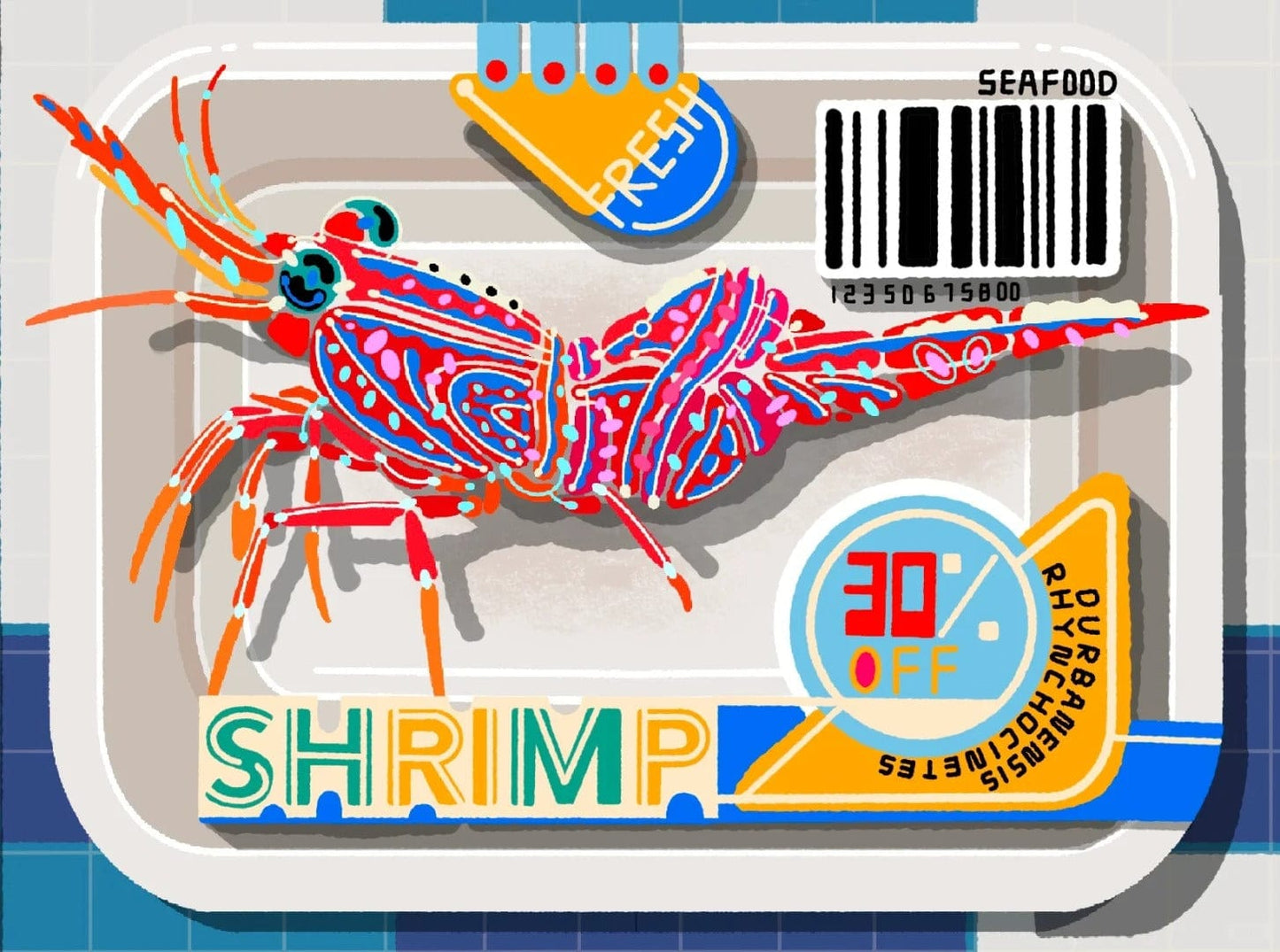 Pop Lobster – Paint by Numbers Kit | Bold DIY Art for Modern Walls & Creative Minds
