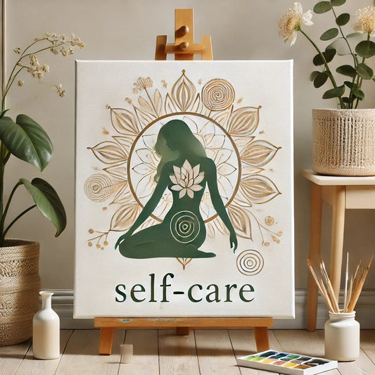 "Serenity Mandalas" Series - Self-care P10#10 | Original ๐จ Paint by Numbers | ๐ Diamond Painting (16"x20" / 40x50cm)