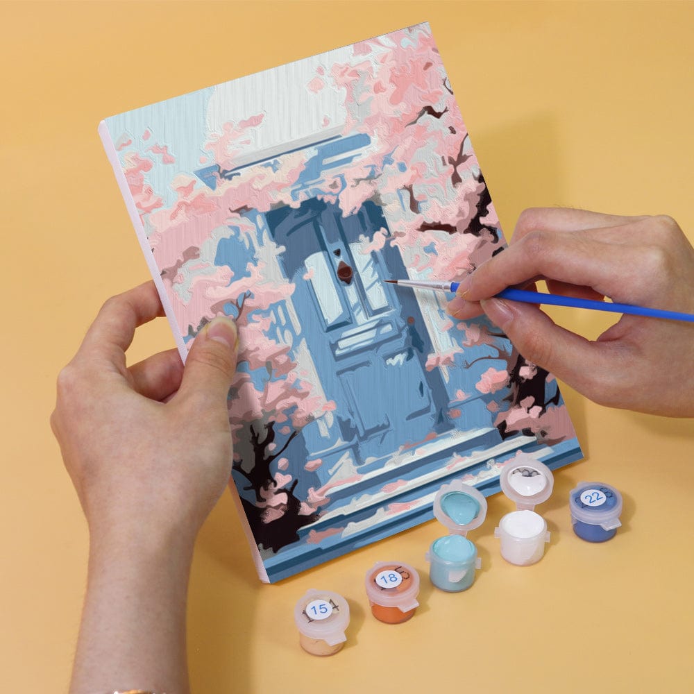 6 Mini Paintings – Blooming Doorways Set (5.9” x 7.9” / 15 x 20 cm)