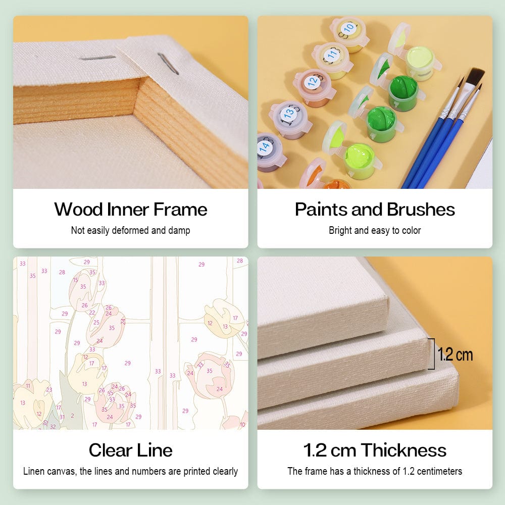 6 Mini Paintings – Blooming Doorways Set (5.9” x 7.9” / 15 x 20 cm)