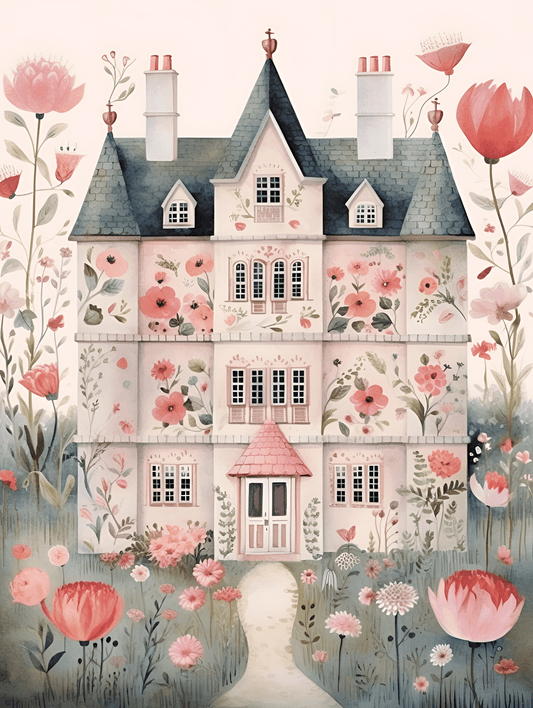 "Blossom Manor" by ColourMost™ | Valentine #01 | Original Paint by Numbers