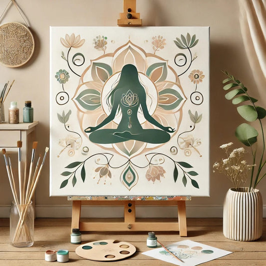 "Serenity Mandalas" Series - Self-care Z03#21 | Original ๐จ Paint by Numbers | ๐ Diamond Painting (16"x16" / 40x40cm)