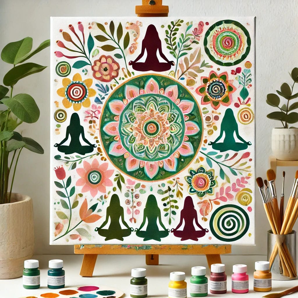 "Serenity Mandalas" Series - Self-care Z03#26 | Original 🎨 Paint by Numbers | 💎 Diamond Painting (16"x20" / 40x50cm)