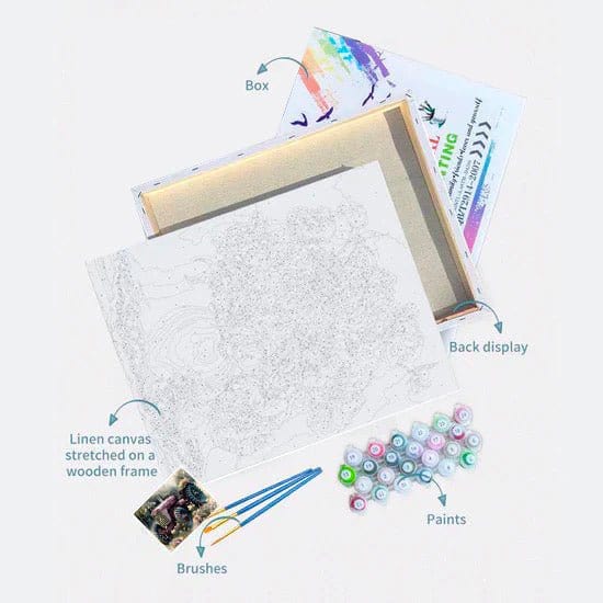 ColourMost™ DIY Painting By Numbers -The cat with the glasses (16"x20")