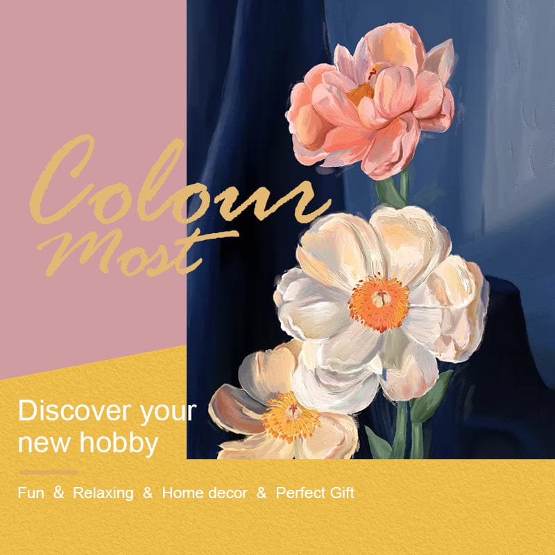 ColourMost™ DIY Painting By Numbers - Flower (16"x20")