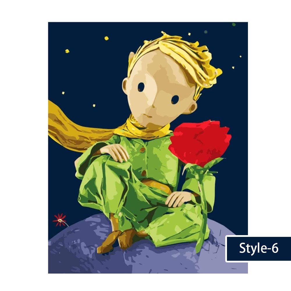 DIY Painting By Numbers - The Little Prince (16"x20" / 40x50cm)