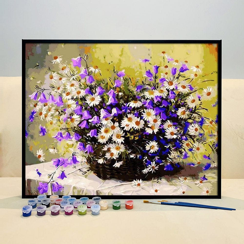DIY Painting By Numbers - Daisy