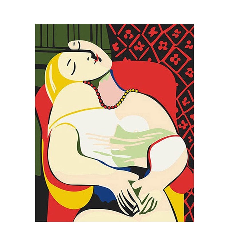 DIY Painting By Numbers - Picasso · Le Rêve (16"x20" / 40x50cm)
