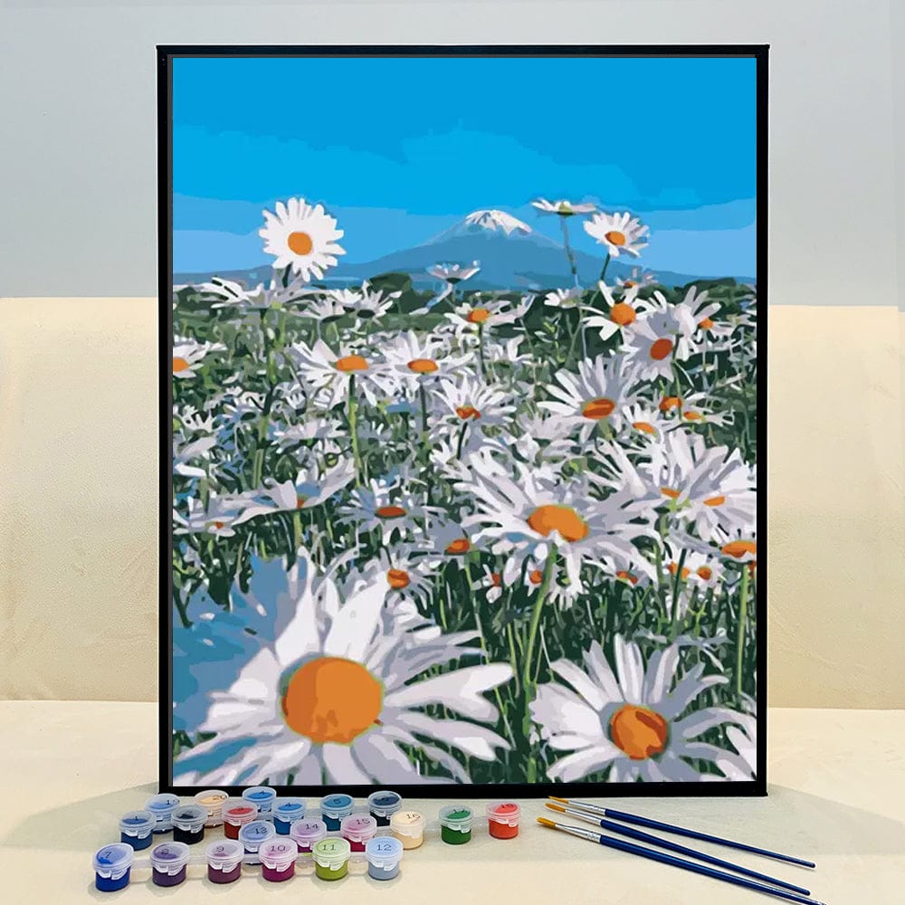 DIY Painting By Numbers - Chrysanthemum (16"x20" / 40x50cm)
