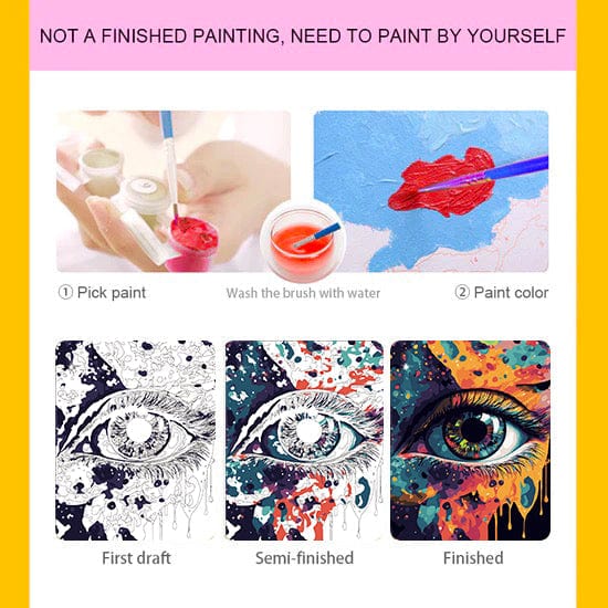 ColourMost™ Mystical Eyes Collection (EXCLUSIVE) - Progression (16"x20")