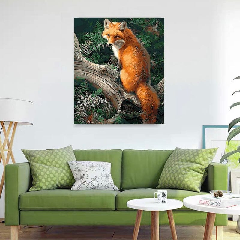 DIY Painting By Numbers - Fox (16"x20" / 40x50cm)