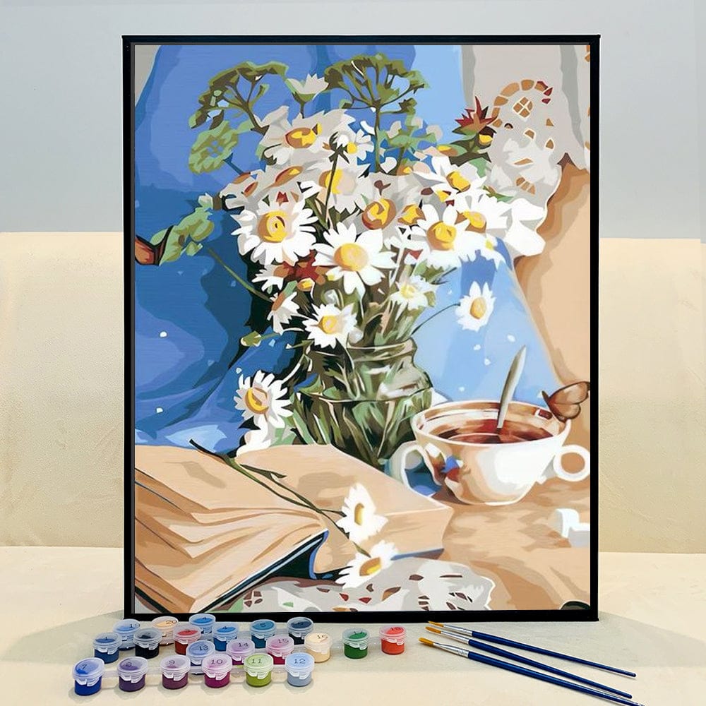 DIY Painting By Numbers - Chrysanthemum (16"x20" / 40x50cm)
