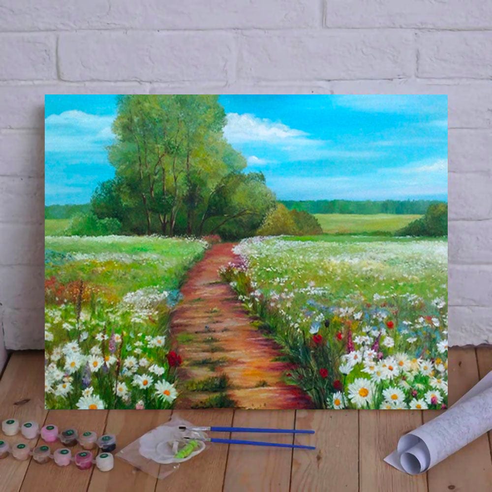 DIY Painting By Numbers - Chrysanthemum (16"x20" / 40x50cm)