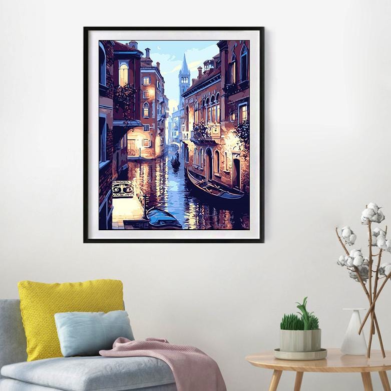 DIY Painting By Numbers - Venice Corner